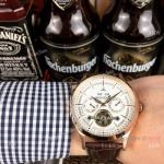 Jaeger-LeCoultre Master Grande Tradition Tourbillon Rose Gold White Watch - 2019 Copy